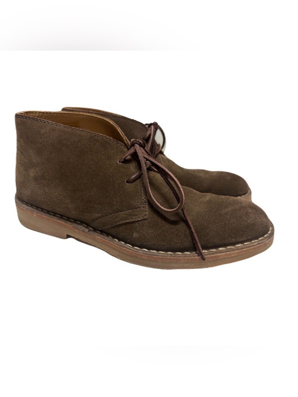 Herring Dune Mens 9.5 US / 8.5 UK Brown Suede Leather Rubber Soled Desert Boot